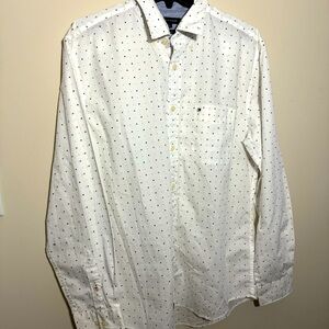 Tommy Hilfiger Men’s Pattern Button Down Dress Shirt Size L